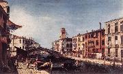 MARIESCHI, Michele View of the Rio di Cannareggio gs oil painting artist